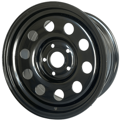 16" x 8" GOJOS Black Modular 5x120 ET35 CB65.1 Off-Road Steel Wheels Roadcruza Tyres 