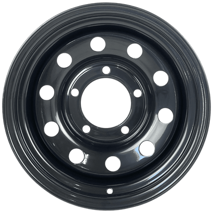 16" x 8" GOJOS Black Modular 5x165.1 ET-35 CB125 Off-Road Steel Wheels Roadcruza Tyres 