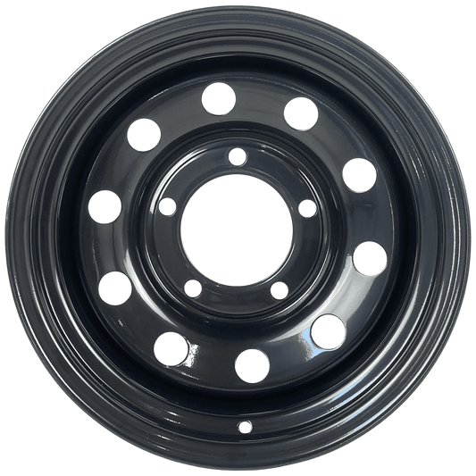 16" x 8" GOJOS Black Modular 5x165.1 ET-35 CB125 Off-Road Steel Wheels Roadcruza Tyres 