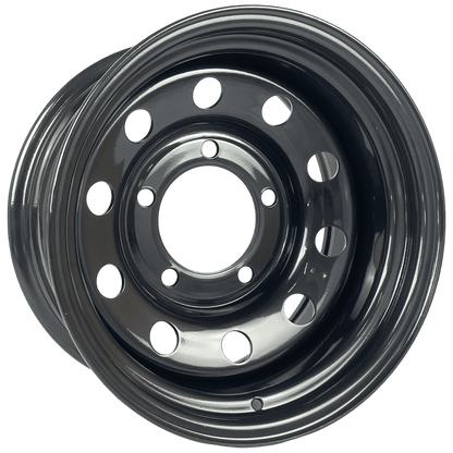 16" x 8" GOJOS Black Modular 5x165.1 ET-35 CB125 Off-Road Steel Wheels Roadcruza Tyres 