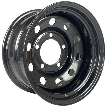 16" x 8" GOJOS Black Modular 5x165.1 ET-35 CB125 Off-Road Steel Wheels Roadcruza Tyres 