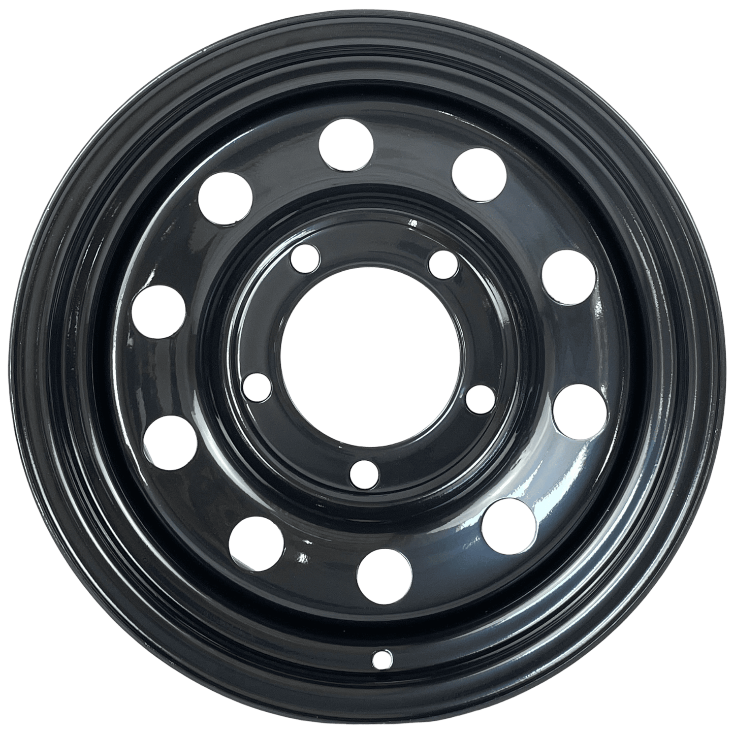 16" x 8"  GOJOS Black Modular 5x165.1 ET00 CB125 Off-Road Steel Wheels Roadcruza Tyres 