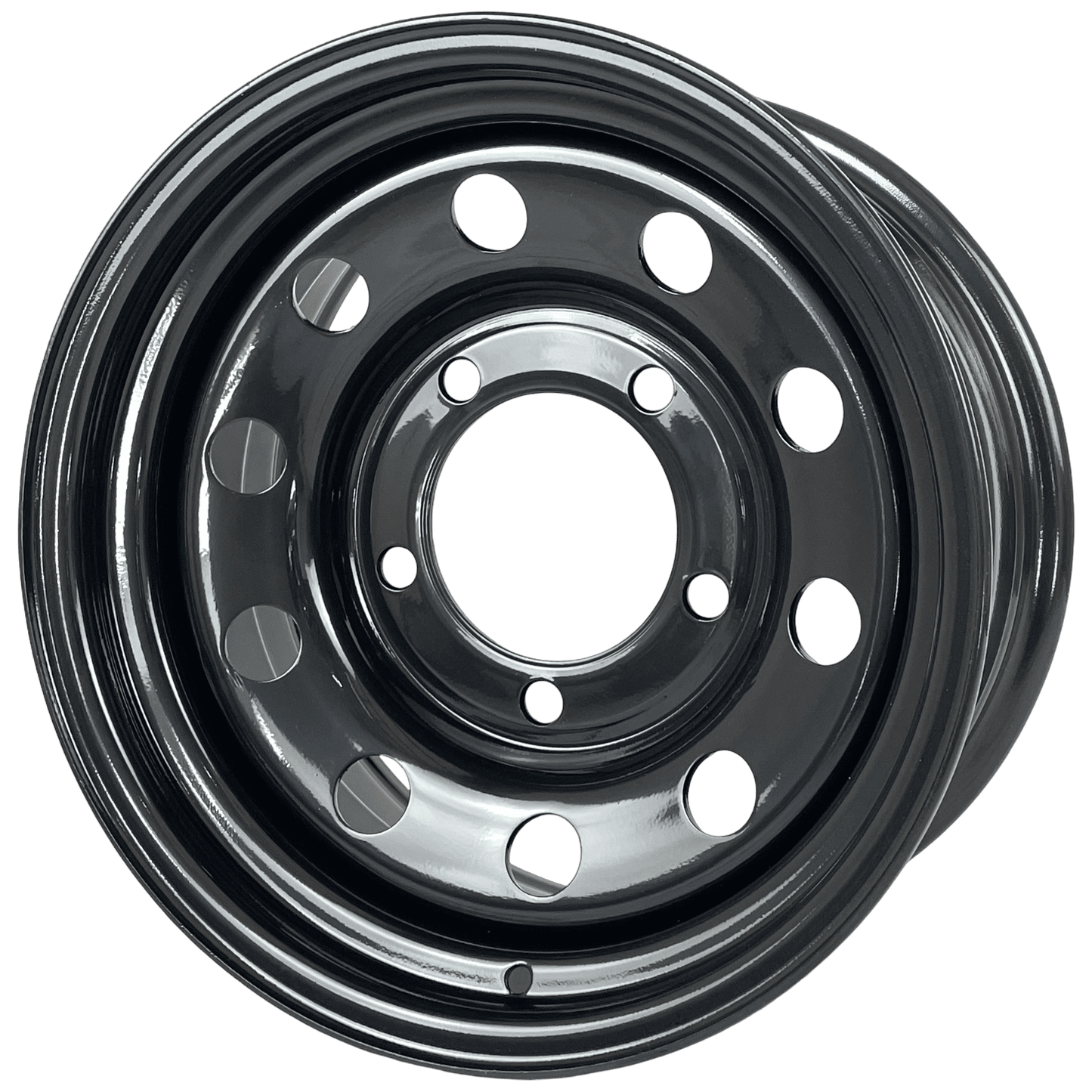 16" x 8"  GOJOS Black Modular 5x165.1 ET00 CB125 Off-Road Steel Wheels Roadcruza Tyres 