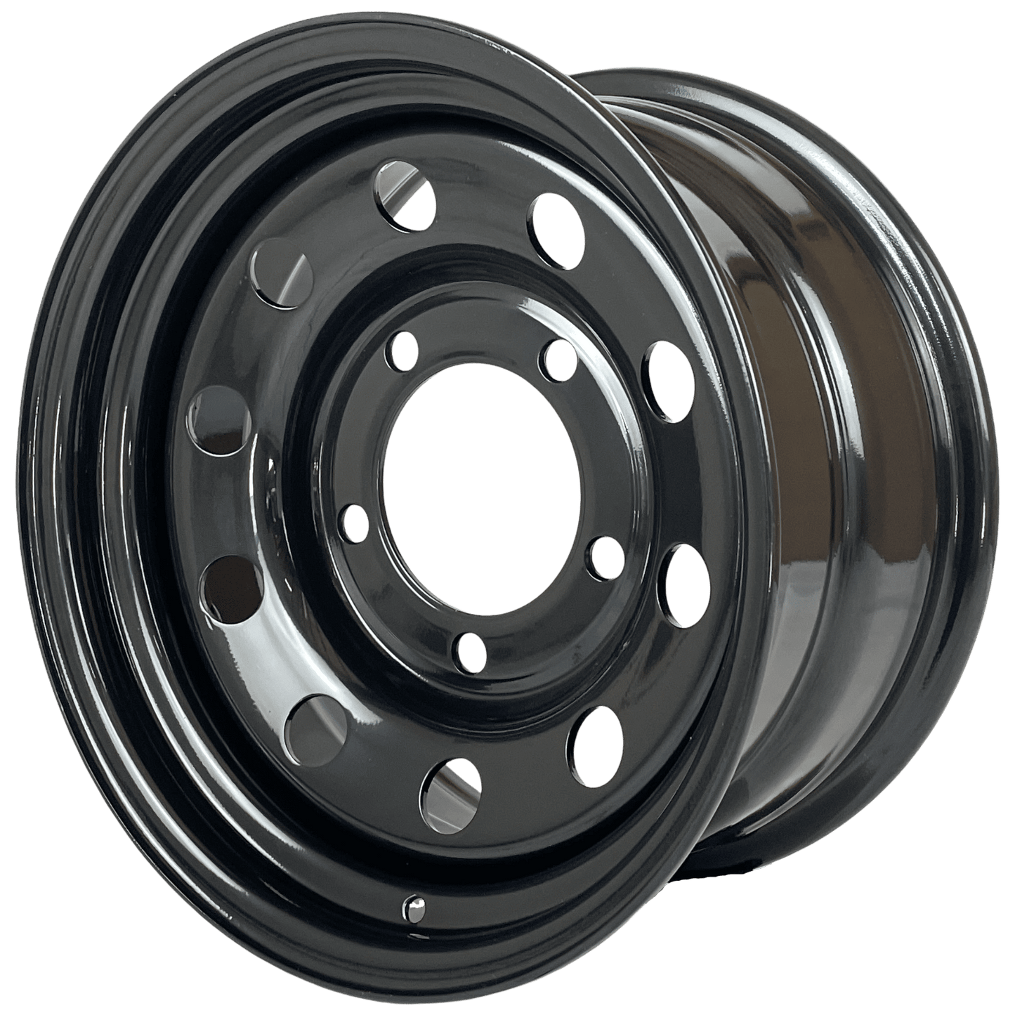 16" x 8"  GOJOS Black Modular 5x165.1 ET00 CB125 Off-Road Steel Wheels Roadcruza Tyres 