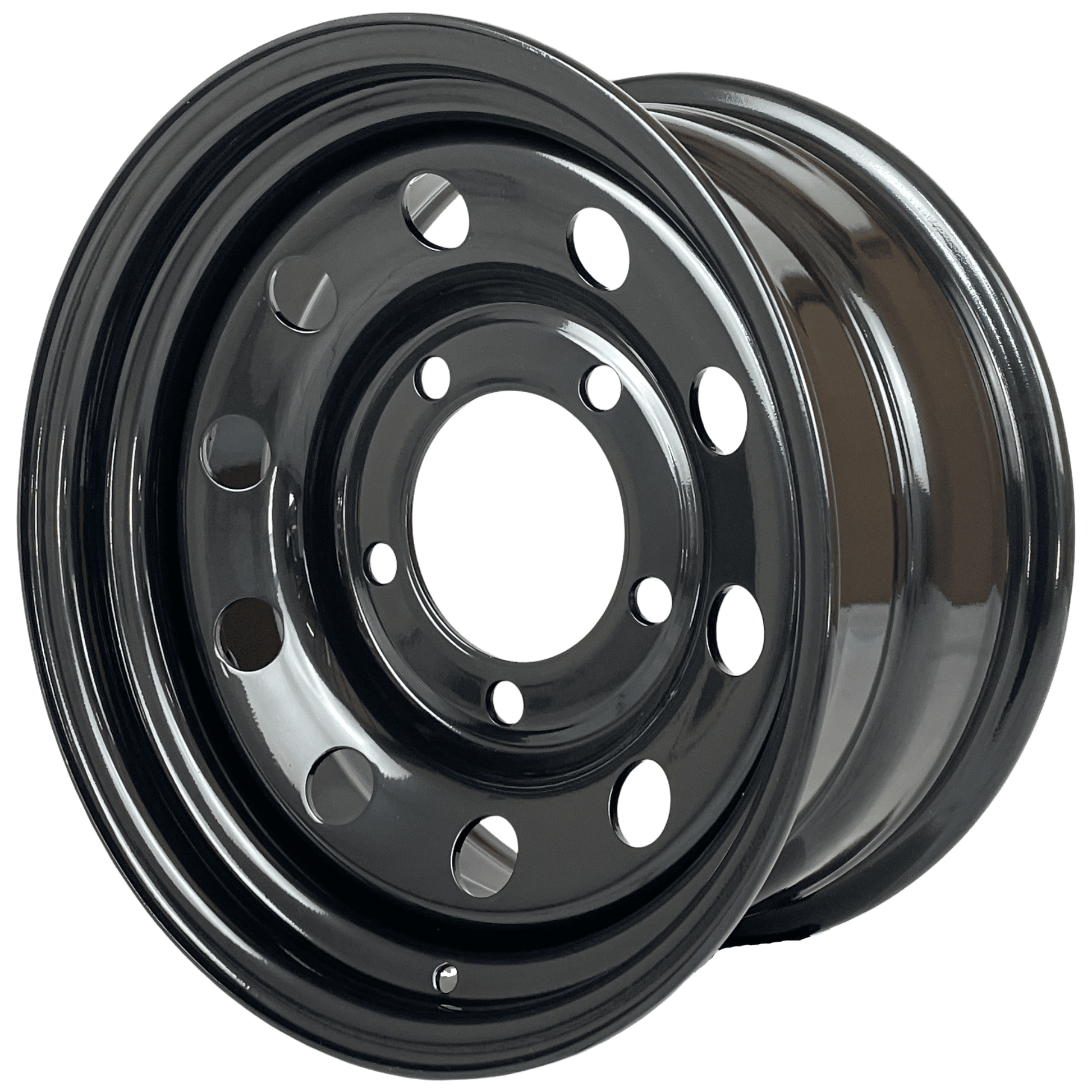16" x 8"  GOJOS Black Modular 5x165.1 ET00 CB125 Off-Road Steel Wheels Roadcruza Tyres 