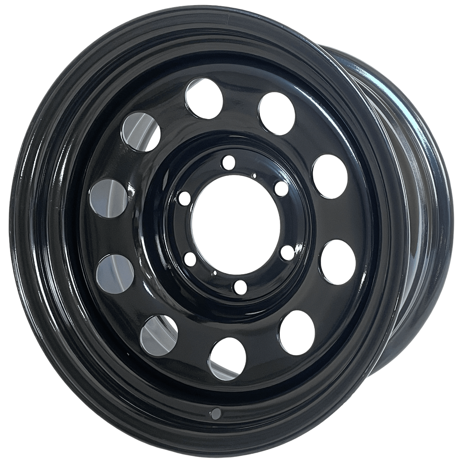 16" x 8" GOJOS Black Modular 6x139.7 ET00 CB110 Off-Road Steel Wheels Roadcruza Tyres 