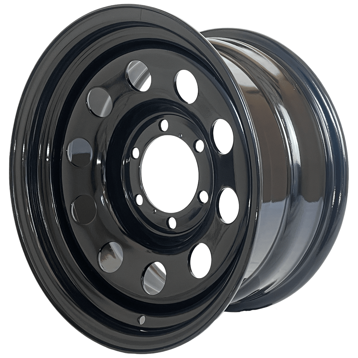 16" x 8" GOJOS Black Modular 6x139.7 ET00 CB110 Off-Road Steel Wheels Roadcruza Tyres 