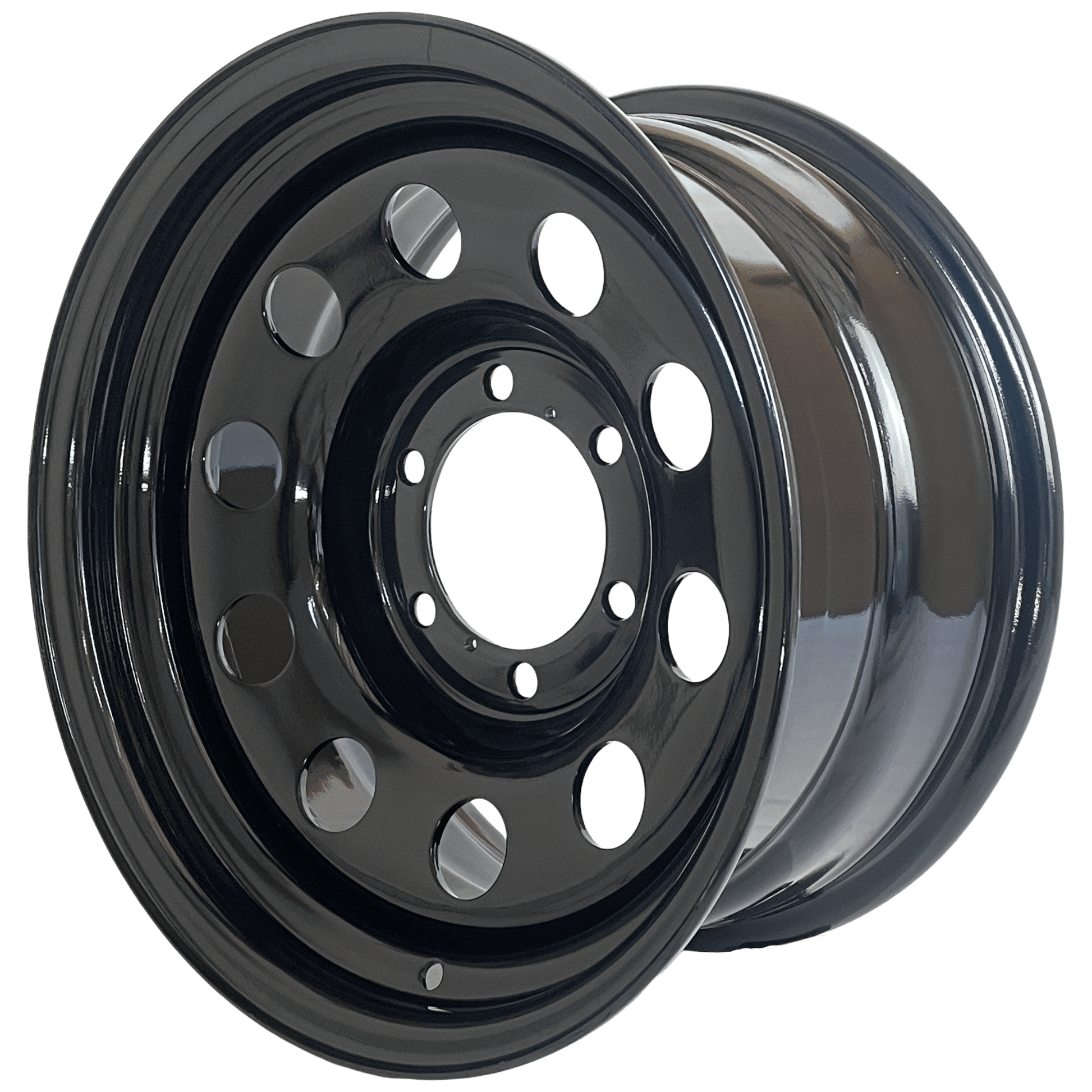 16" x 8" GOJOS Black Modular 6x139.7 ET00 CB110 Off-Road Steel Wheels Roadcruza Tyres 