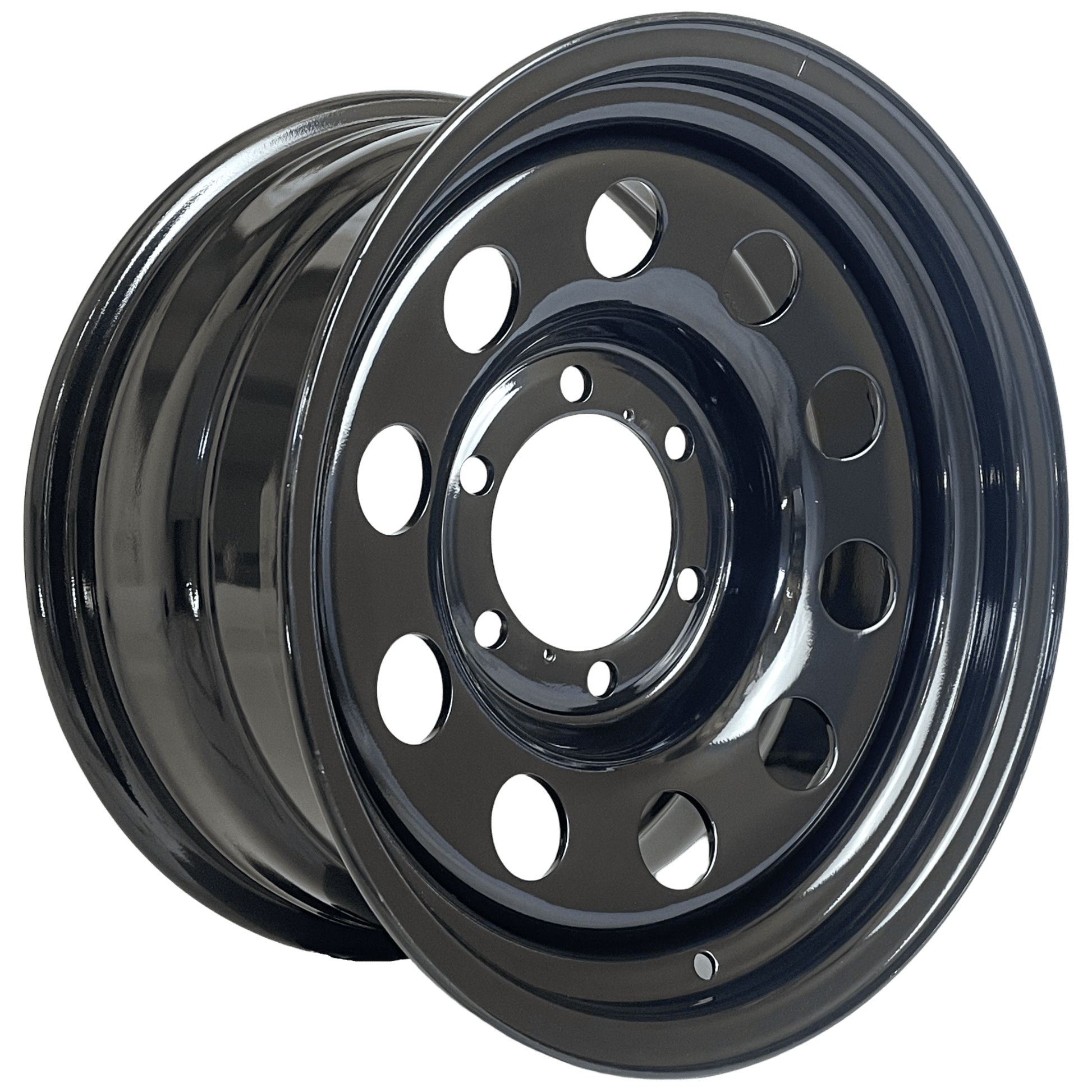 16" x 8" GOJOS Black Modular 6x139.7 ET00 CB110 Off-Road Steel Wheels Roadcruza Tyres 