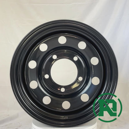 360 video of 16" x 8"  GOJOS Black Modular 5x165.1 ET00 CB125 4x4 and Off-Road Steel Wheels from Roadcruza Tyres 