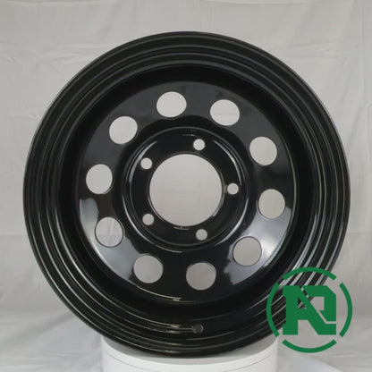 17" x 9" GOJOS Black Modular 5x165.1 ET-32 CB125 Off-Road Steel Wheels