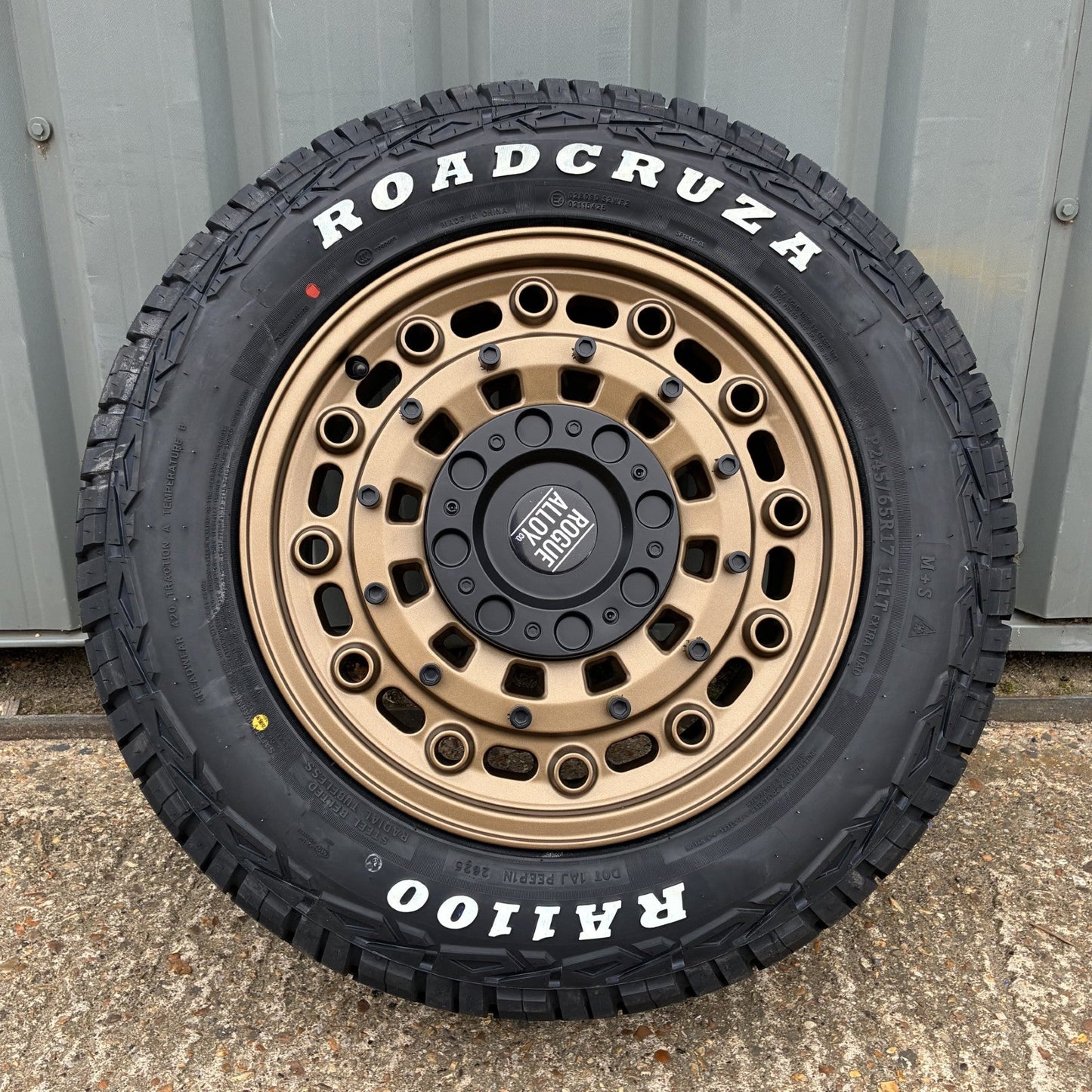 17x8 Rogue CC1 Satin Bronze 5x120 ET35 CB65.1 Roadcruza Tyres 