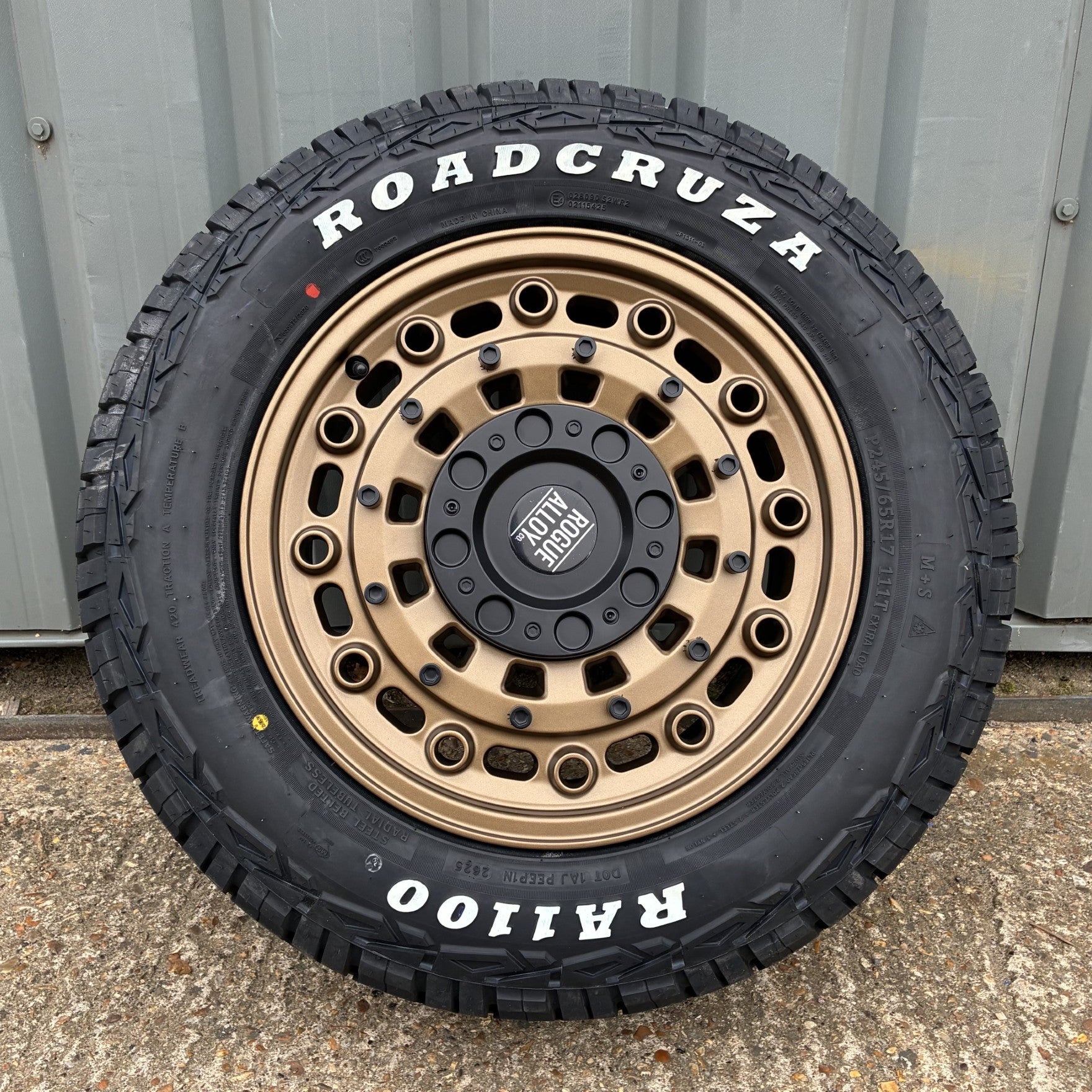 17x8 Rogue CC1 Satin Bronze 5x120 ET35 CB65.1 Roadcruza Tyres 