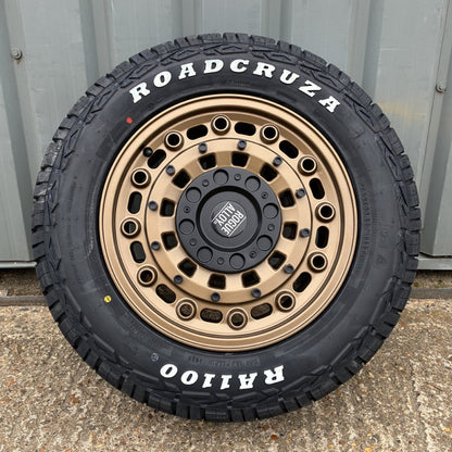 17x8 Rogue CC1 Satin Bronze 5x120 ET35 CB65.1 Roadcruza Tyres 